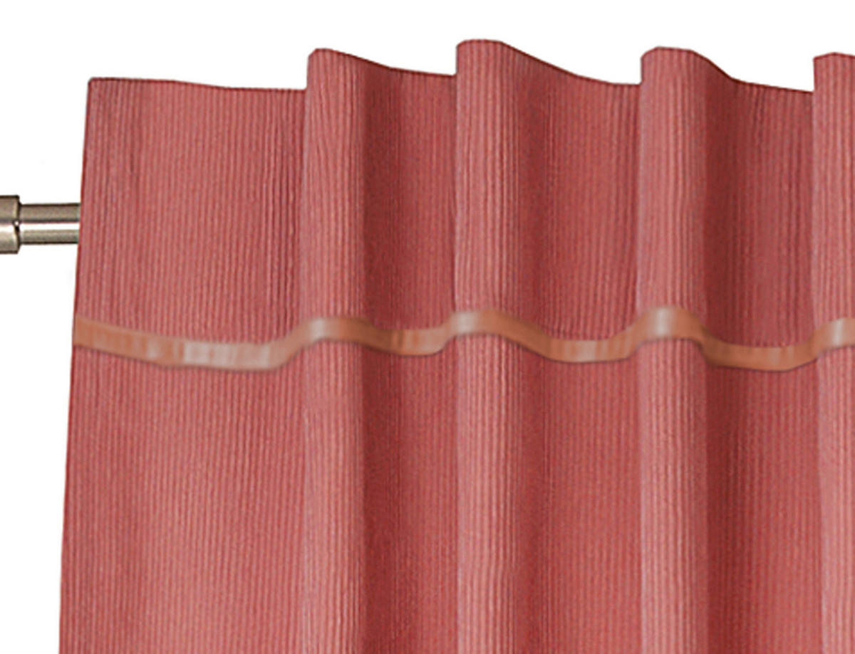 VORHANGSCHAL  blickdicht   130/250 cm  - Orange, Design, Textil (130/250cm) - Esprit