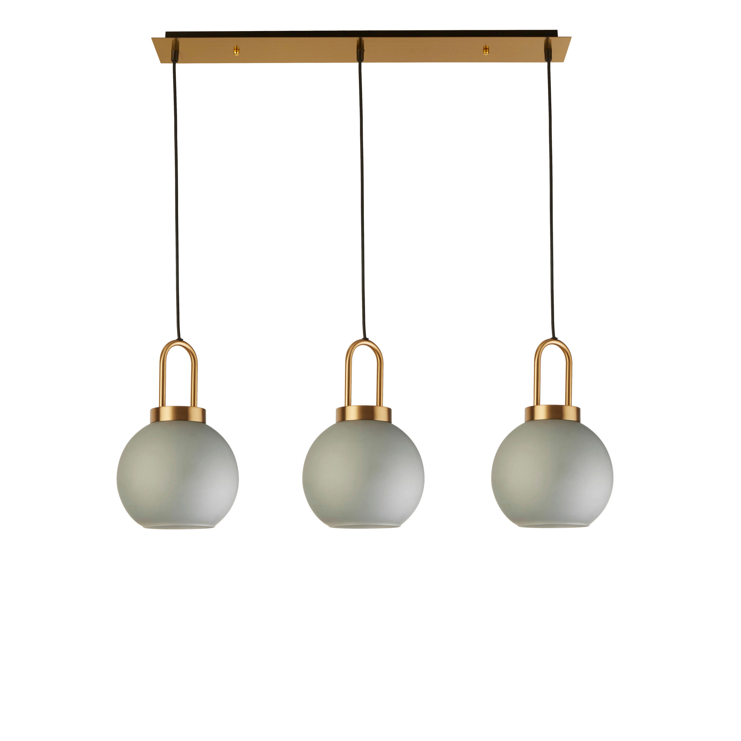 HÄNGELEUCHTE 85/20/120 cm  - Messingfarben, LIFESTYLE, Glas/Metall (85/20/120cm)