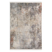 WEBTEPPICH Wohnzimmer 80/150 cm Sarezzo Silberfarben, Beige rechteckig  - Beige/Silberfarben, Design, Textil (80/150cm) - Astra