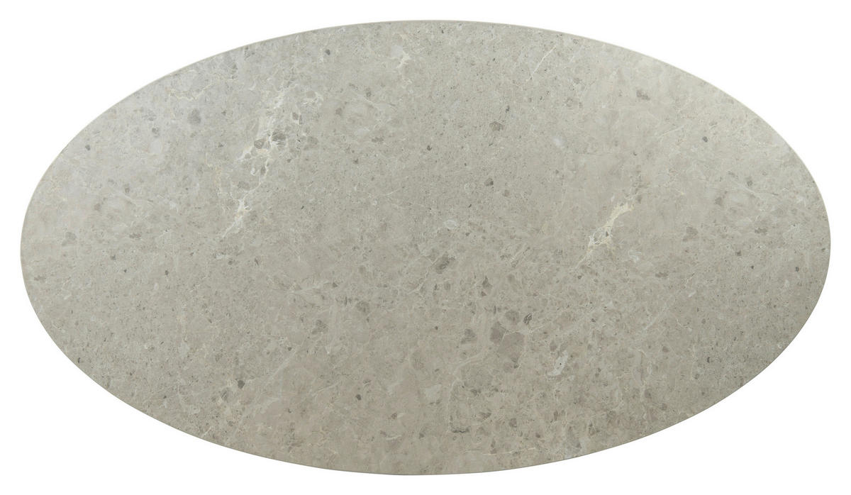 ESSTISCH oval Hellgrau  - Hellgrau, MODERN, Holzwerkstoff (160/75/90cm) - Livetastic