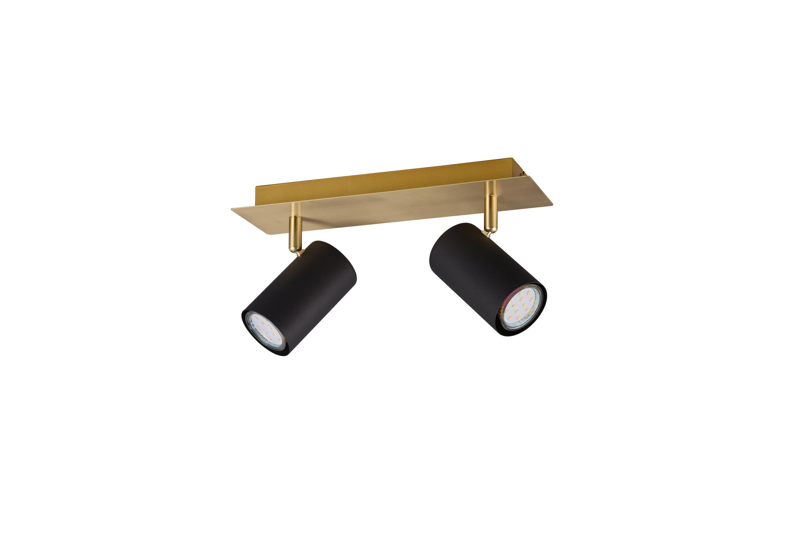 Trio Leuchten Strahler Marley Schwarz, Gold 9x15x30 cm