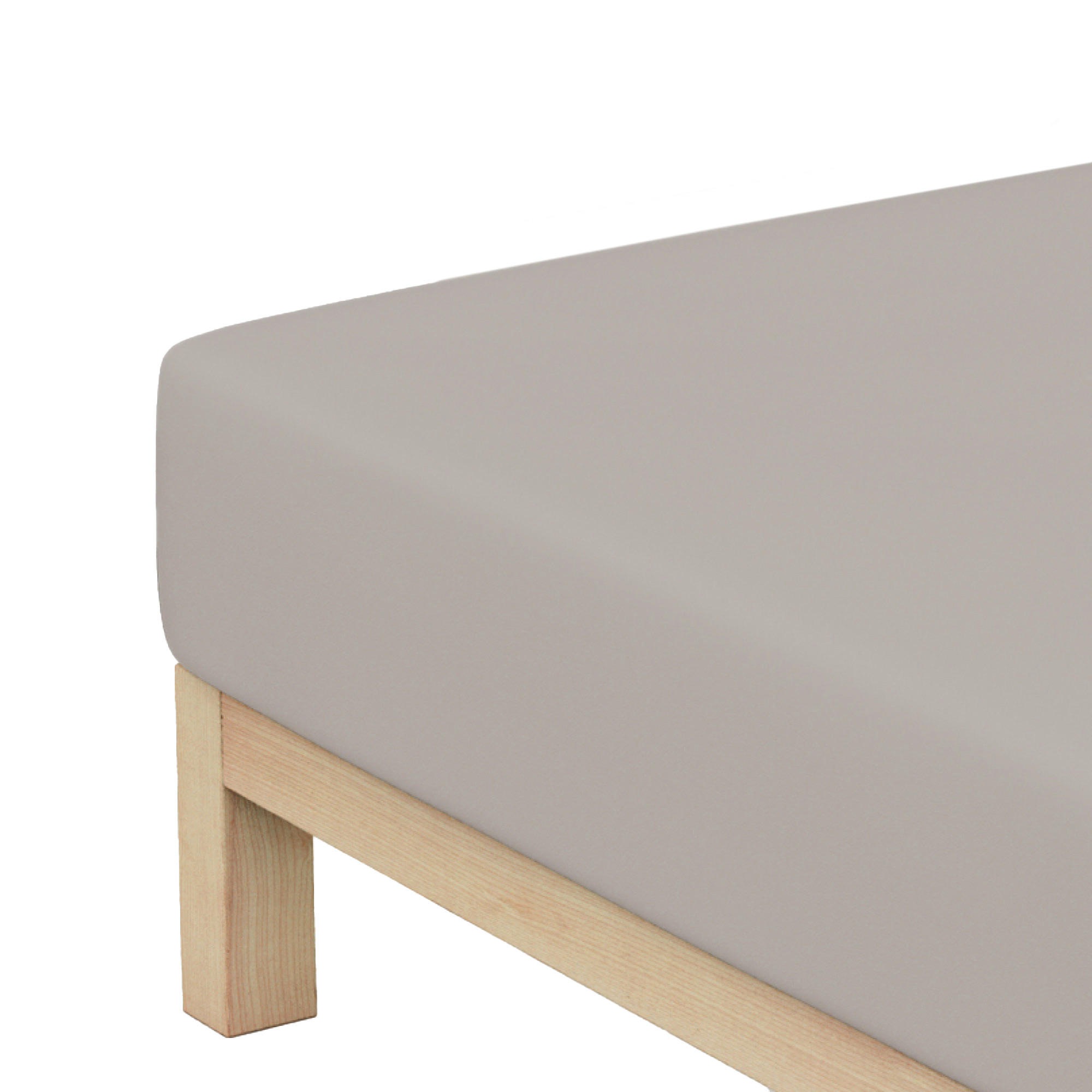 NAPENJALNA RJUHA 140-160/190-200 cm  - sivobež, Konvencionalno, tekstil (140-160/190-200cm) - Schlafgut