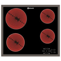 GLASKERAMIKKOCHFELD CTAR 8640 IN  - Edelstahlfarben/Schwarz, Basics, Glas/Metall (58/5/51cm) - Bauknecht