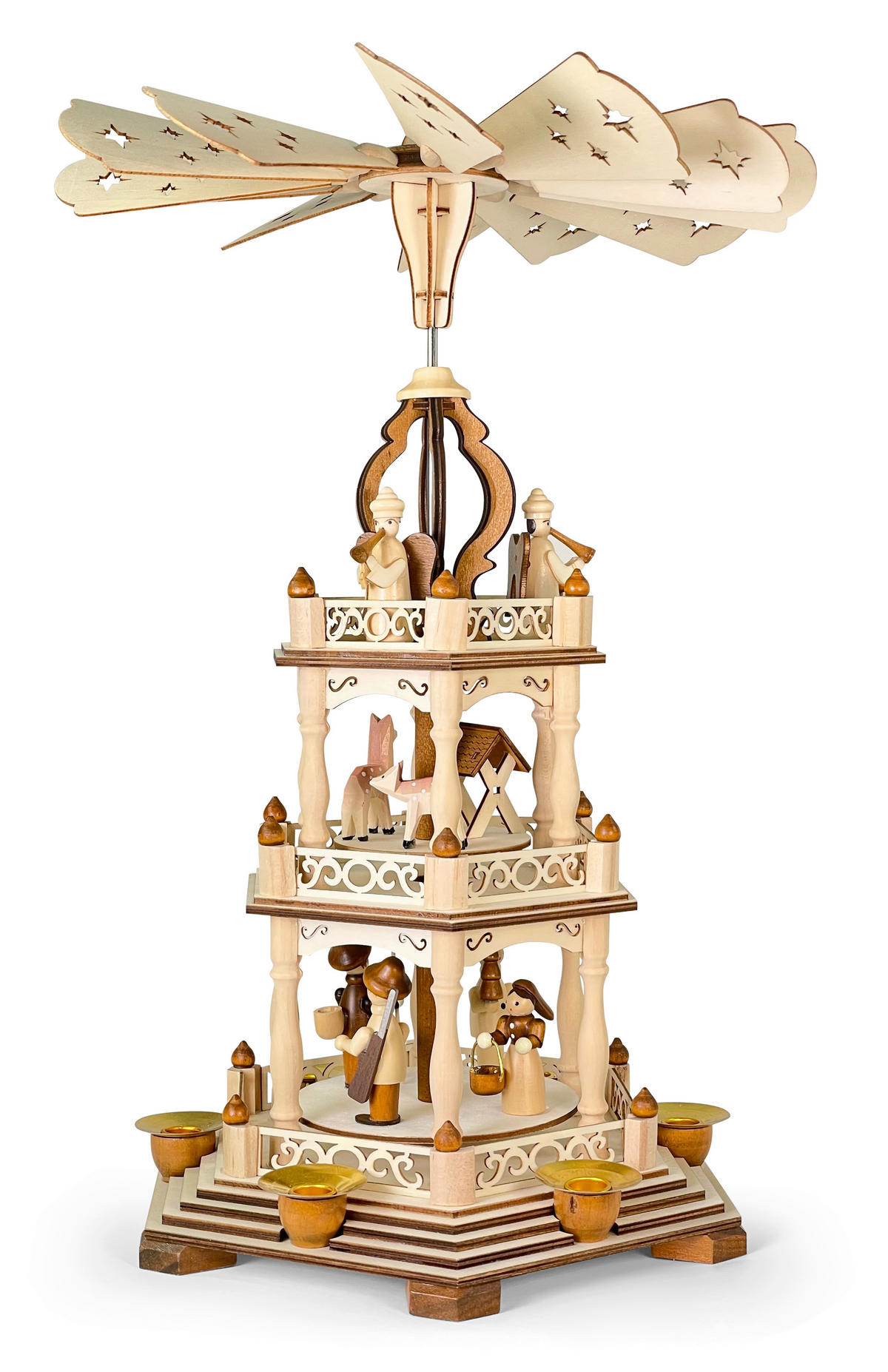 WEIHNACHTSPYRAMIDE  - KONVENTIONELL (42cm)