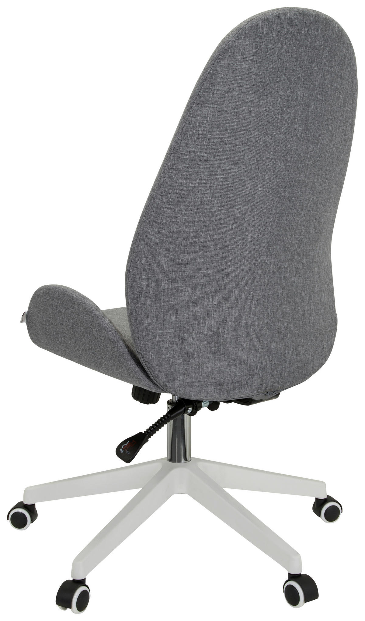 OTOČNÁ ŽIDLE, šedá - šedá/bílá, Basics, textil/plast (56/104-112/58cm) - MID.YOU