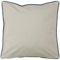 ZIERKISSEN  45/45 cm   - Blau/Ecru, Basics, Textil (45/45cm) - Novel