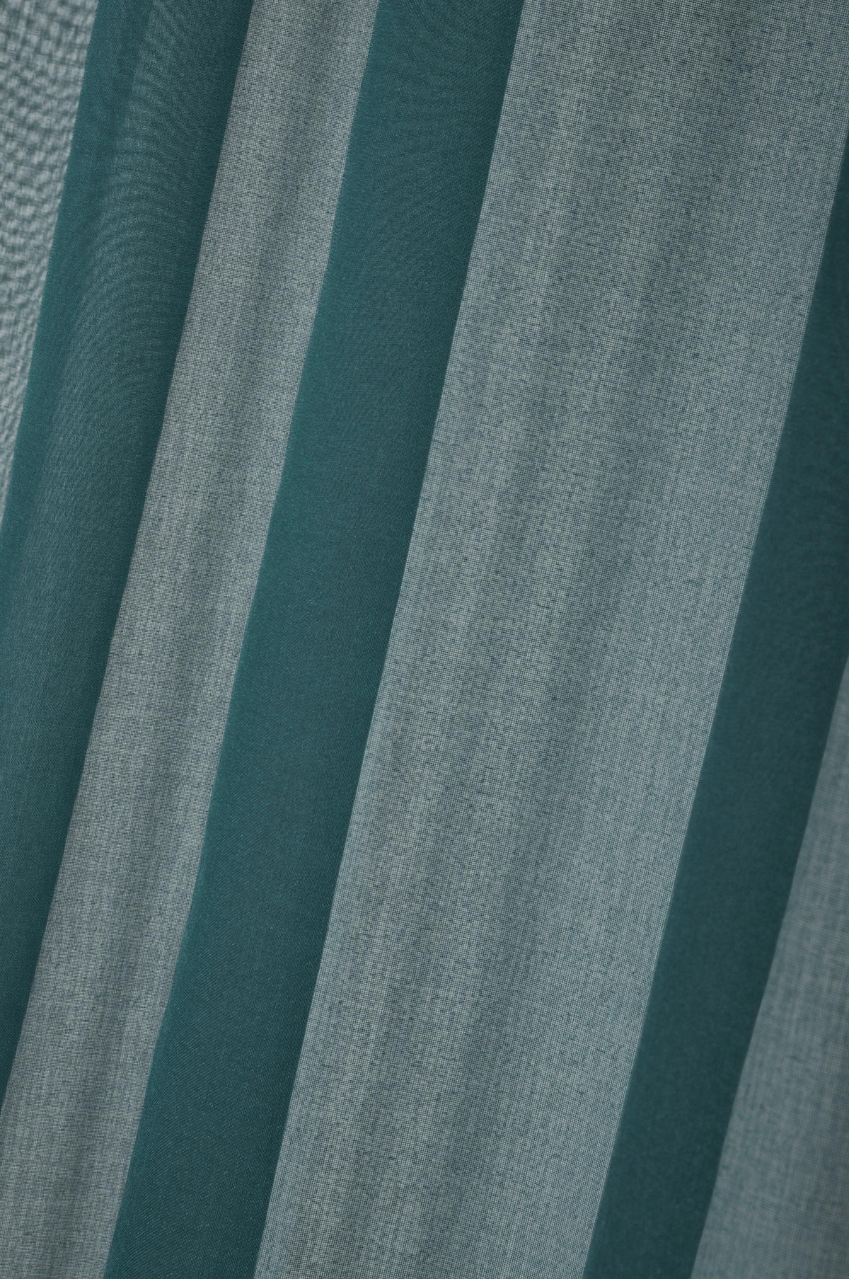 KONČANA ZAVESA  pol prosojno   135/260 cm  - gozdno zelena, Basics, tekstil (135/260cm)