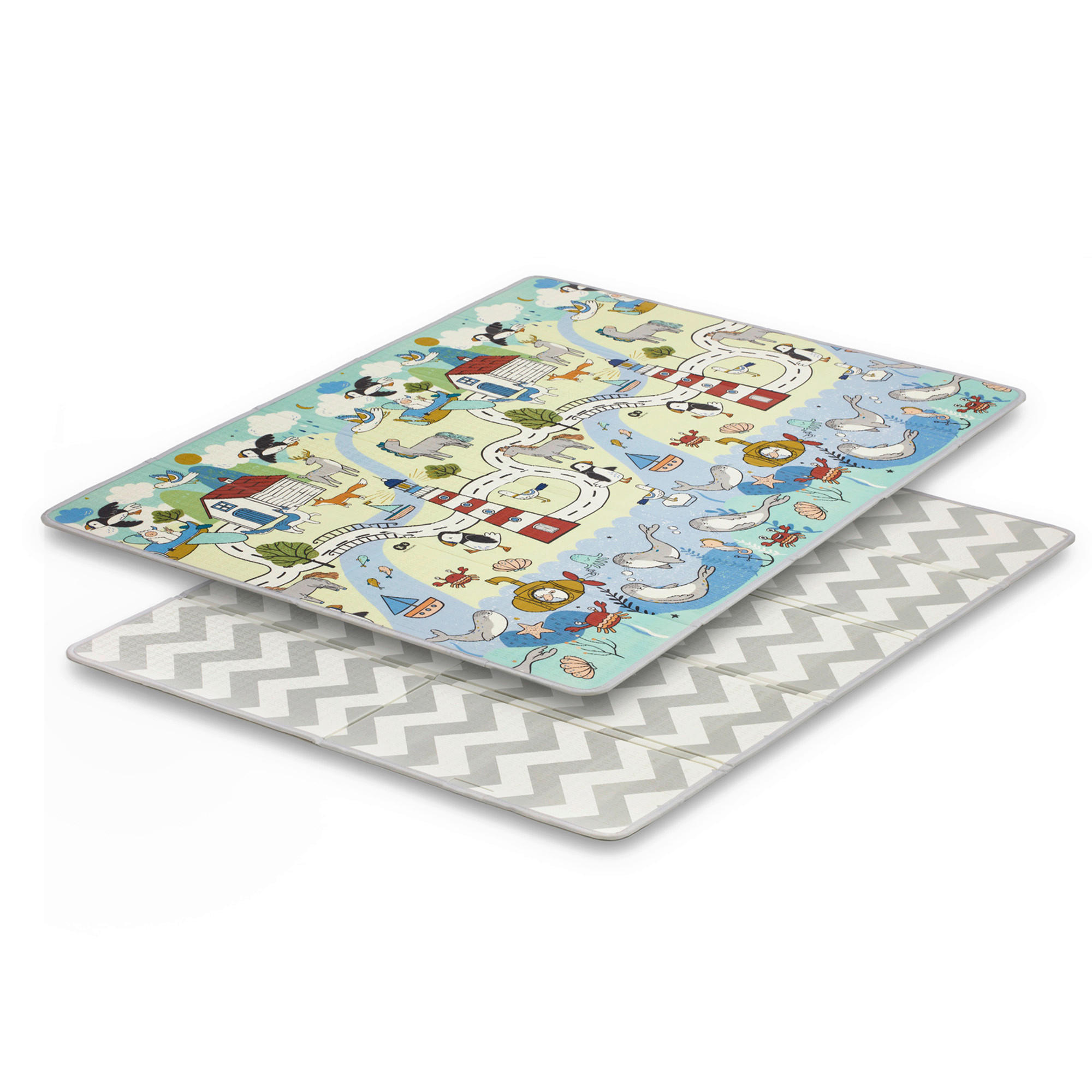SPIELDECKE  - Multicolor/Weiß, Basics (197/1/147cm) - kinderkraft