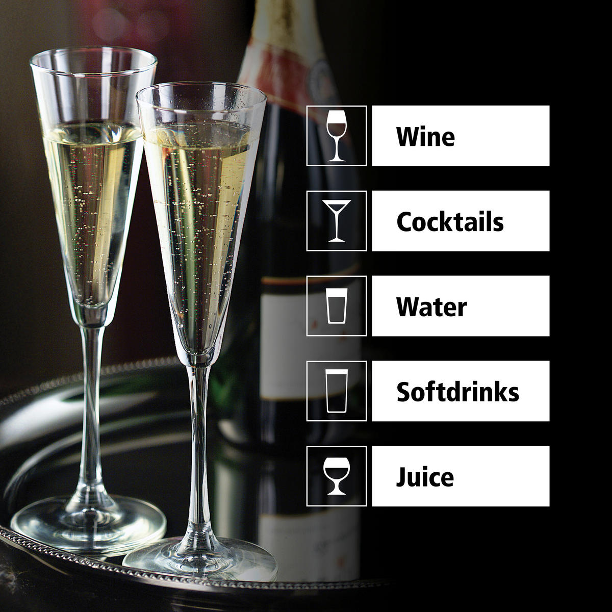 GLÄSERSET VINA  12-teilig  - Klar, Basics, Glas (8,5/25cm)