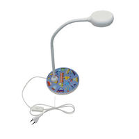 DETSKÁ STOLNÁ LAMPA, 20/43/20 cm - viacfarebná/biela, Basics, kov/kompozitné drevo (20/43/20cm)