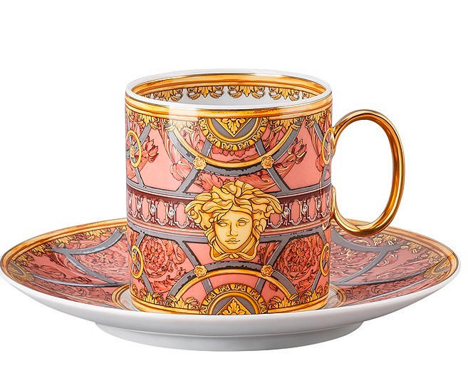 ŠOLJICA ZA KAFU SA TACNOM - višebojna, Osnovno, keramika - Versace