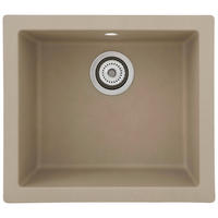 SPÜLE 1712OHIO50X44B  - Beige, Trend, Glas/Kunststoff (50/19/44cm) - Respekta