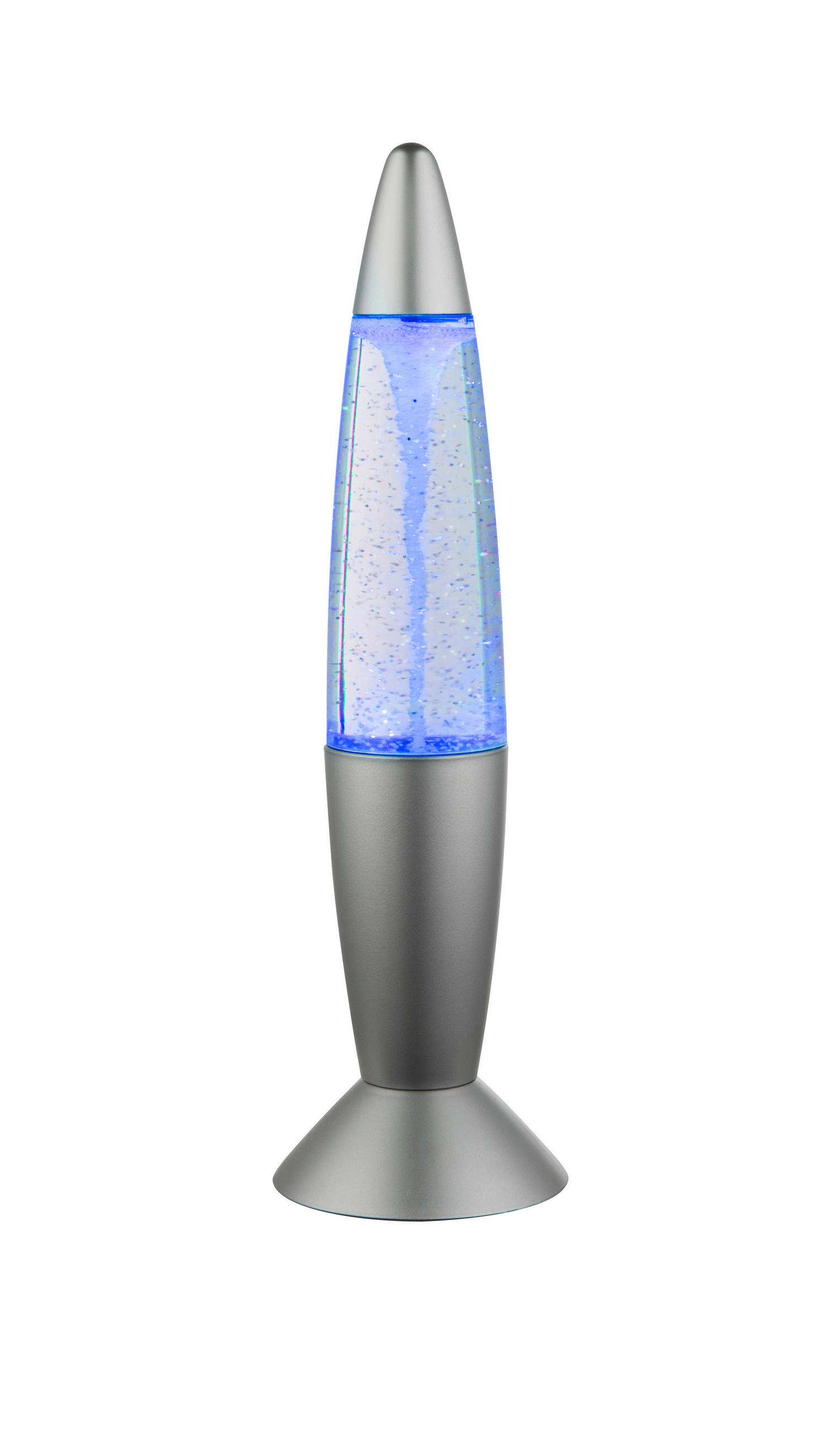 TISCHLEUCHTE Magma 10/35,5 cm   - Klar/Silberfarben, LIFESTYLE, Kunststoff (10/35,5cm) - Globo