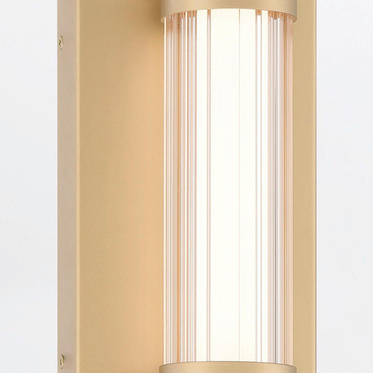 LED-WANDLEUCHTE - Goldfarben, Basics, Glas/Metall (10,1/54/10,1cm) - Elstead Lighting