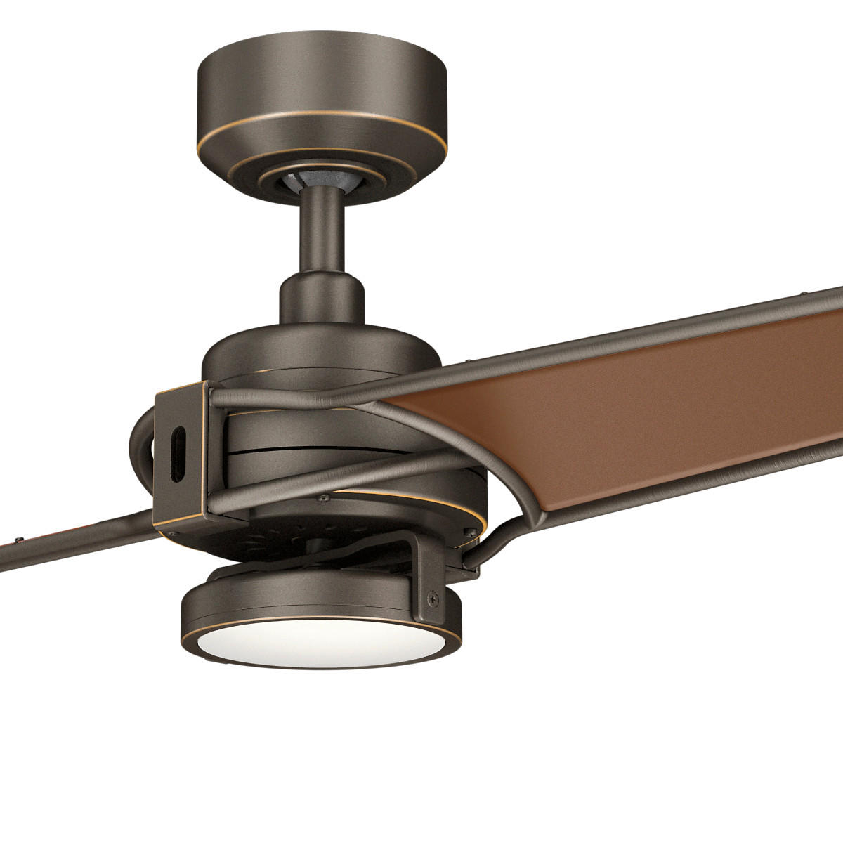 STROPNI VENTILATOR  Elstead Xety /1116 lm/3000 K// - barve brona, Design, kovina/umetna masa (142/35cm)