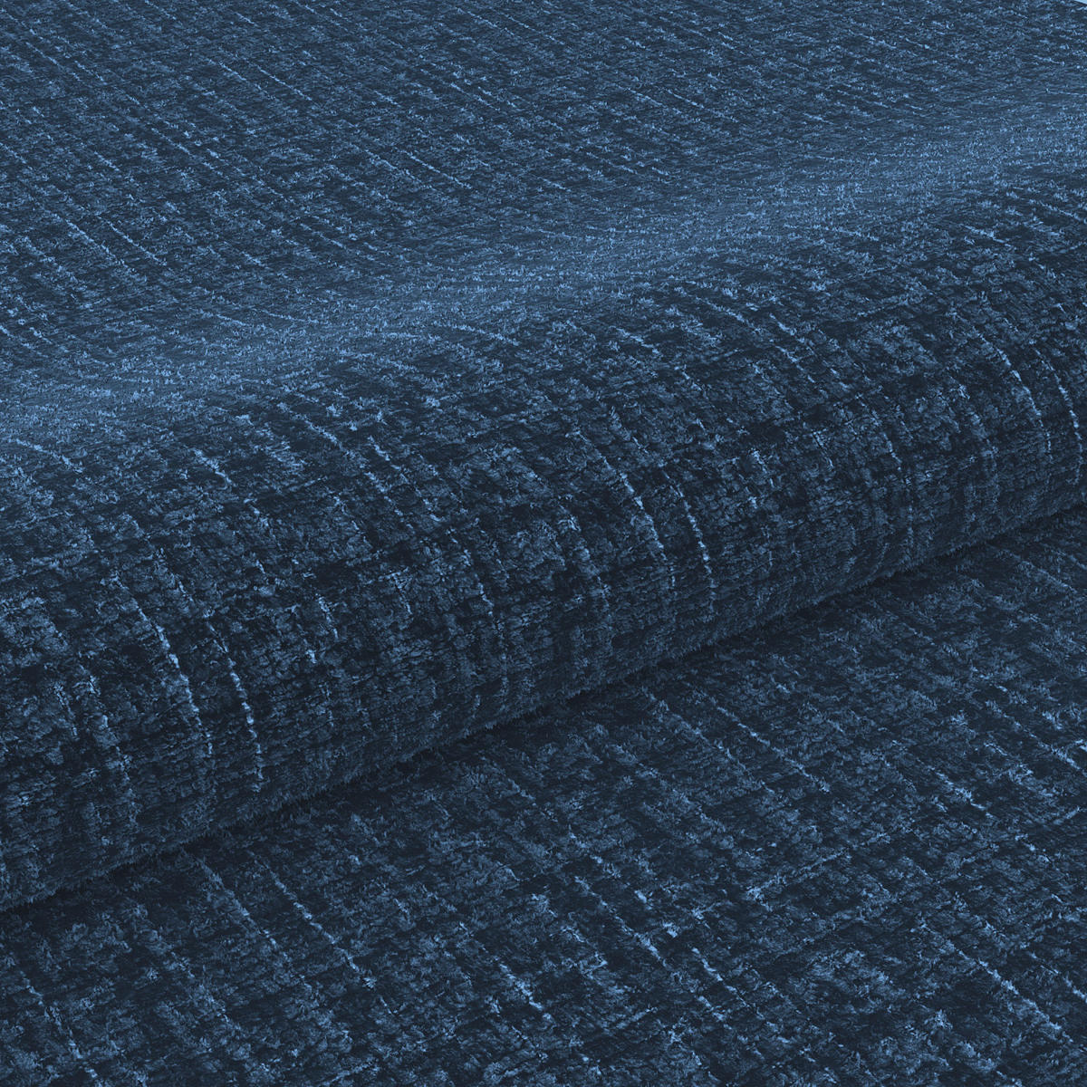 ECKSOFA VANESSA Blau Flachgewebe  - Blau/Schwarz, MODERN, Kunststoff/Textil (297/200cm) - Livetastic