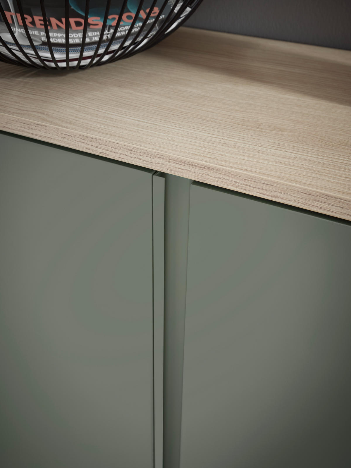 SCHUHSCHRANK Grün, Eichefarben  - Eichefarben/Schwarz, Design, Holzwerkstoff/Kunststoff (79/113,2/34cm) - Voleo