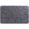 BADEMATTE Schwarz 50/80 cm  - Schwarz, Basics, Kunststoff (50/80cm) - Grund