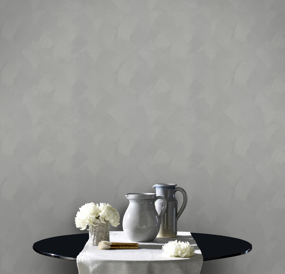 VLIESTAPETE  - Grau, Basics, Papier/Kunststoff (52/1000cm) - Xora