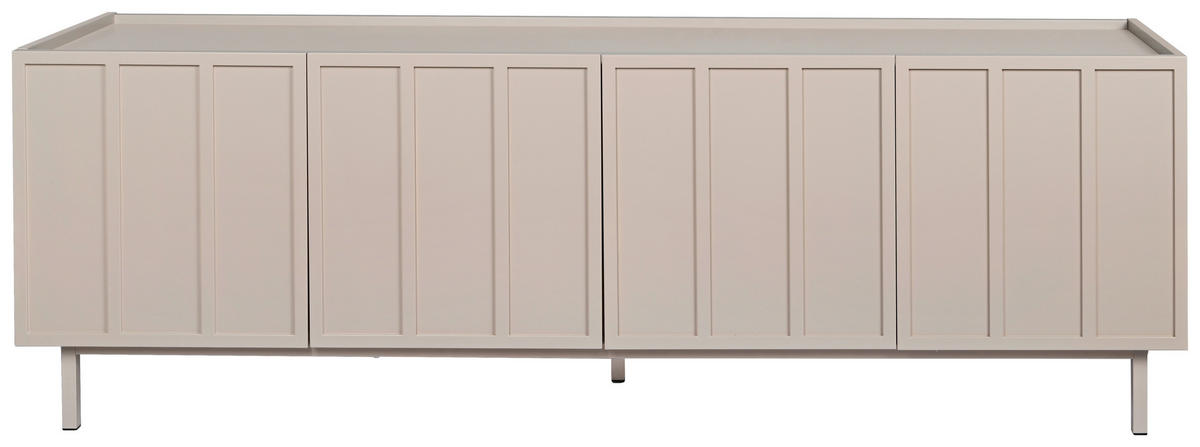 LOWBOARD Velin  in  - Braun, Design, Holzwerkstoff/Metall (160/52/40cm) - Livetastic