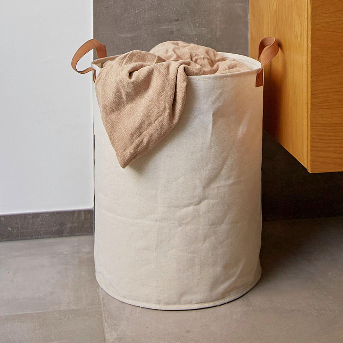 WÄSCHEKORB - Beige, Basics, Textil (40/40/45cm) - Store It