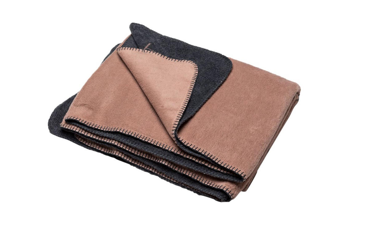 DOMÁCÍ DEKA, bavlna, 150/200 cm - hnědá, Konvenční, textil (150/200cm) - David Fussenegger
