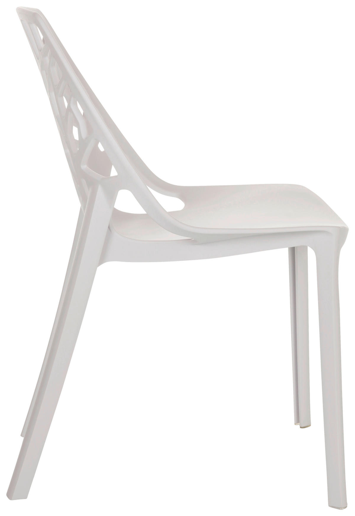 ŽIDLE, 47/80/56 cm - bílá, Basics, plast (47/80/56cm) - MID.YOU