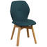 STUHL in Holz, Textil Türkis, Eichefarben - Türkis/Eichefarben, Design, Holz/Textil (47/87/58cm) - Lomoco STUHL in Holz, Textil Türkis, Eichefarben - Türkis/Eichefarben, Design, Holz/Textil (47/87/58cm) - Lomoco