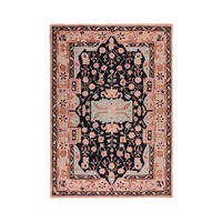 WEBTEPPICH 200/290 cm BLOSSOM TRADITIONAL Rosa, Schwarz  - Schwarz/Rosa, KONVENTIONELL, Textil (200/290cm)