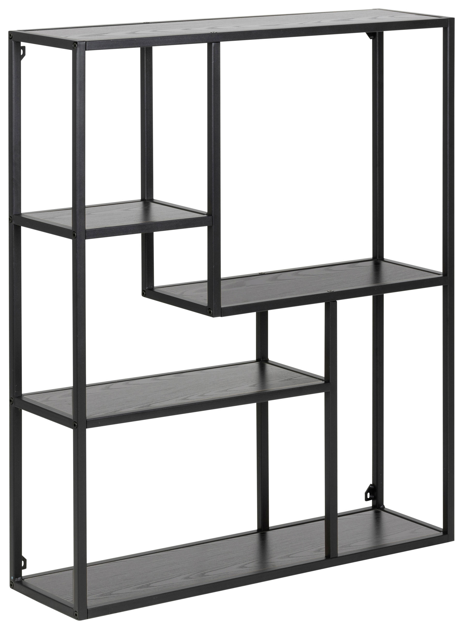 WANDREGAL Schwarz - Schwarz, MODERN, Metall (75,0/91,0/20,0cm) - MID.YOU