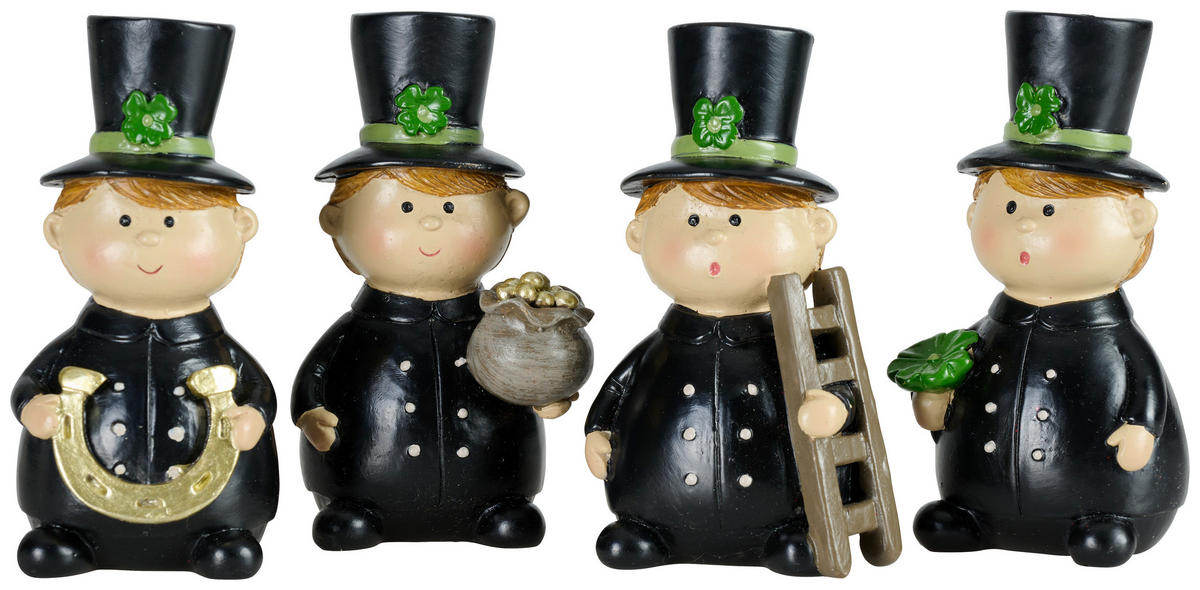 DEKOFIGUR KIND - Schwarz, Basics, Kunststoff (9cm)