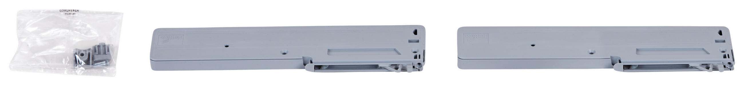 Türdämpfer Unit 2 Stk. Grau für Zweitürige Schränke