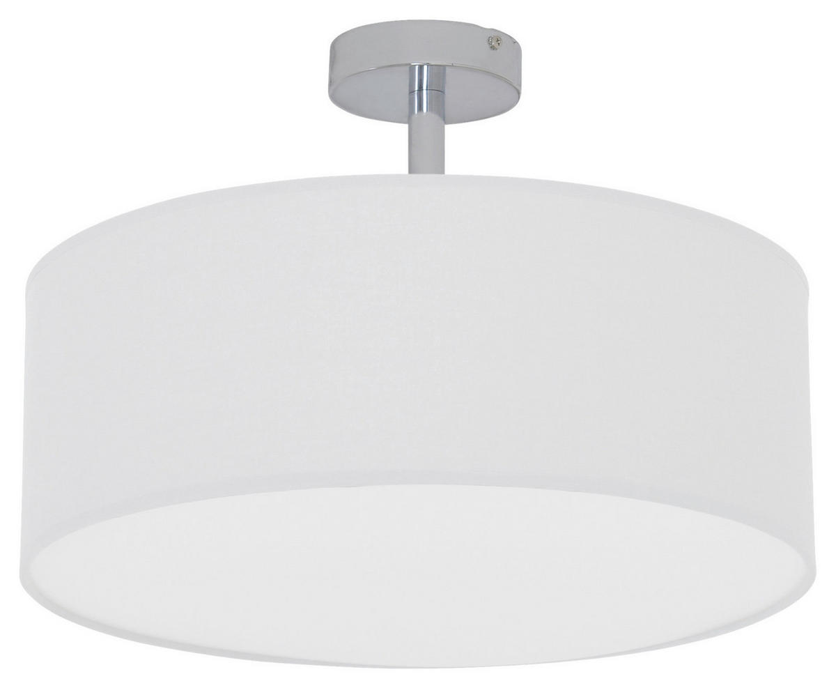 DECKENLEUCHTE 40/24 cm   - Weiß, Design, Textil/Metall (40/24cm) - Näve