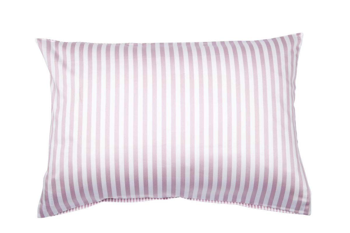 KISSENBEZUG Giorgio 40/60 cm  - Rosa/Weiß, KONVENTIONELL, Textil (40/60cm) - Janine