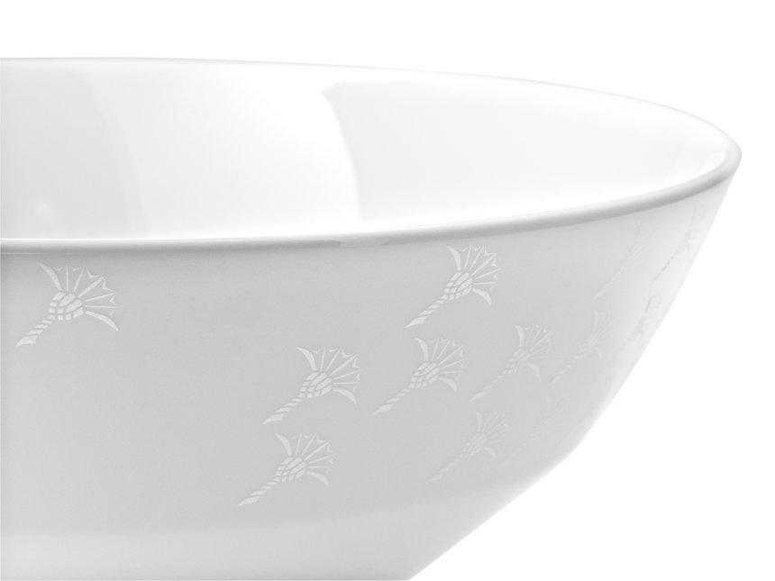 SCHALE 2-teilig Faded Cornflower   - Weiß, Design, Keramik (16/5,5cm) - Joop!