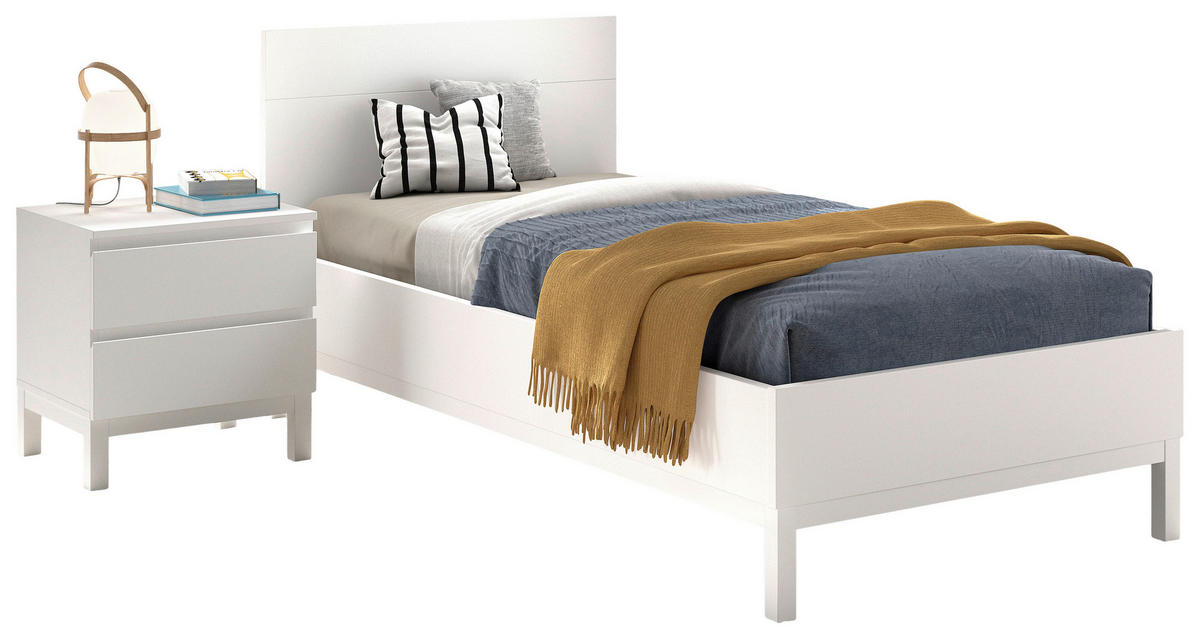 EINZELZIMMER  in Weiß  - Weiß, MODERN, Holz/Holzwerkstoff - MID.YOU