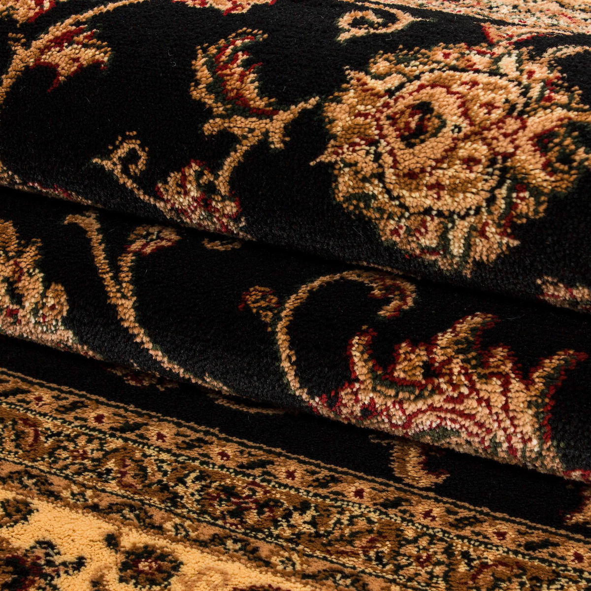 WEBTEPPICH 240/340 cm Marrakesh Schwarz  - Schwarz, KONVENTIONELL, Textil (240/340cm) - Novel