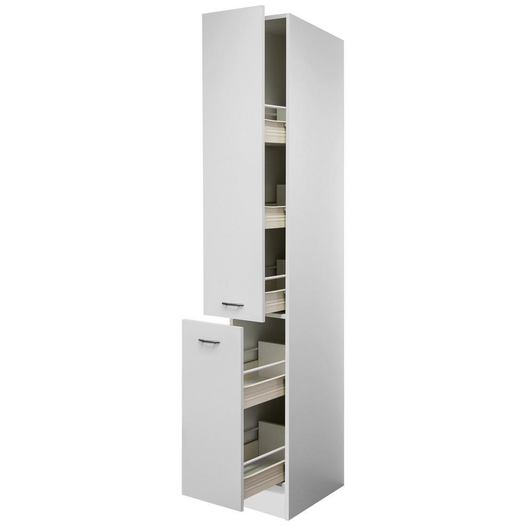 Apothekerschrank Wito B: 30 Cm Weiß 5 Auszüge