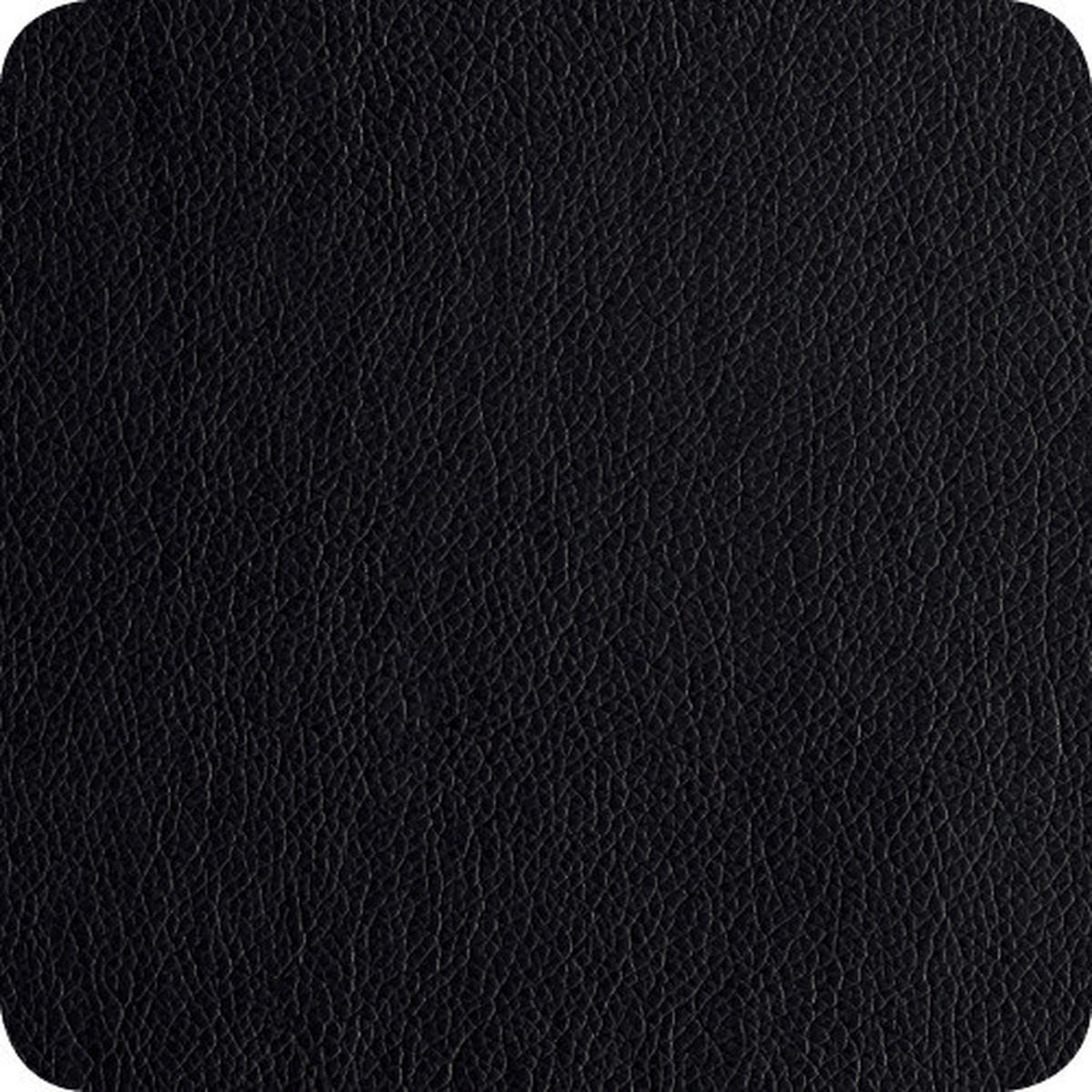 GLASUNTERSETZER 4-teilig  - Schwarz, Basics, Kunststoff (10/10cm) - ASA