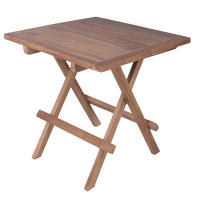 GARTENBEISTELLTISCH 50/50/50 cm  - Braun, Basics, Holz (50/50/50cm) - Gardenson