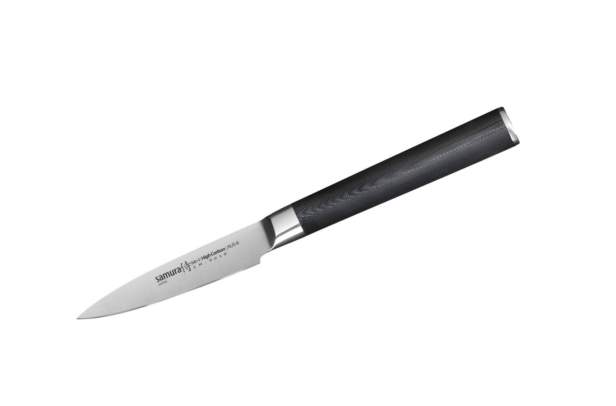 NOŽ ZA GARNIRANJE  MO-V 21,7/2,6/2,1 cm           - srebrna/crna, Osnovno, metal/pločasti materijal (21,7/2,6/2,1cm) - Samura