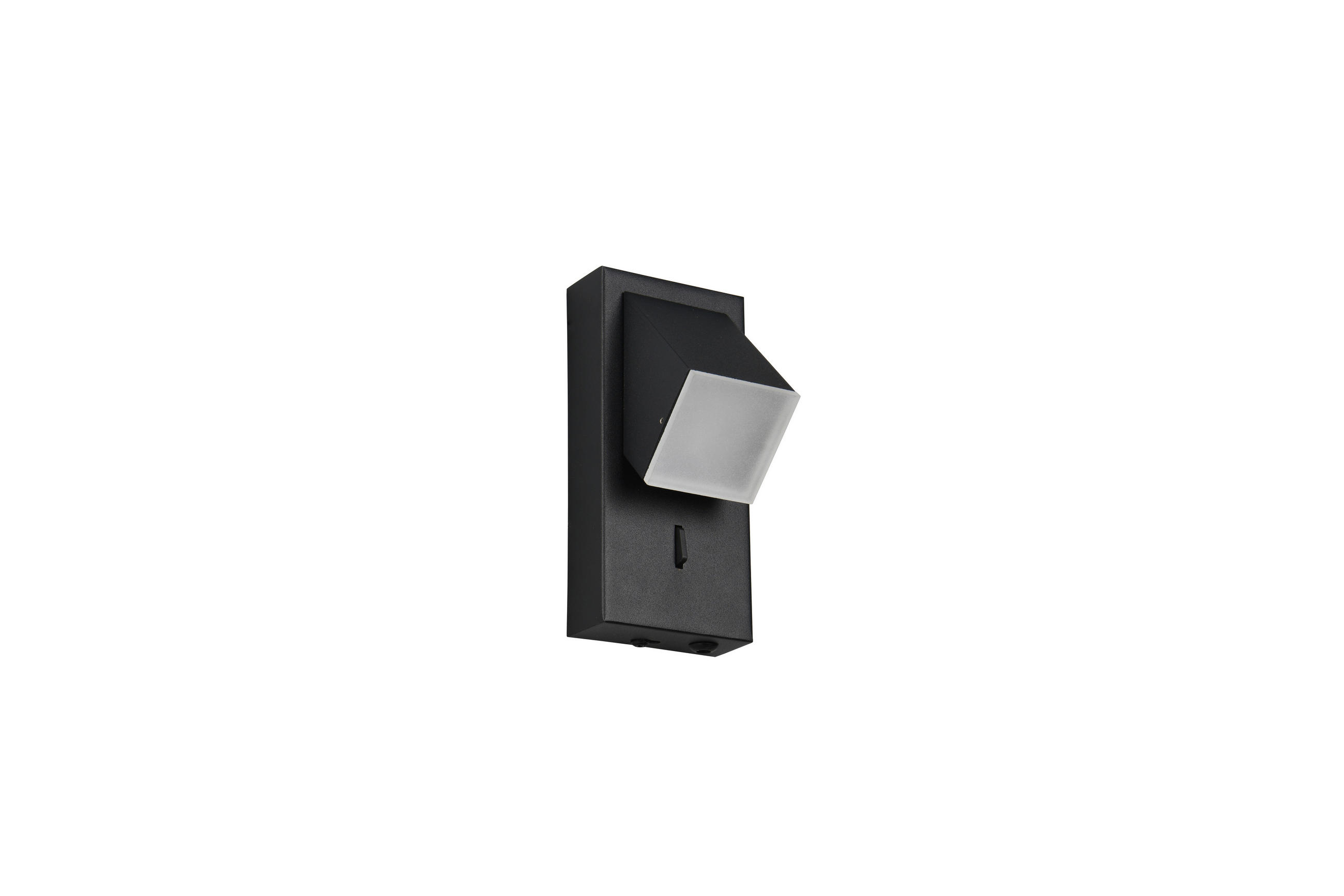 LED-WANDLEUCHTE   - Schwarz, Basics, Metall (15/7/8.5cm)