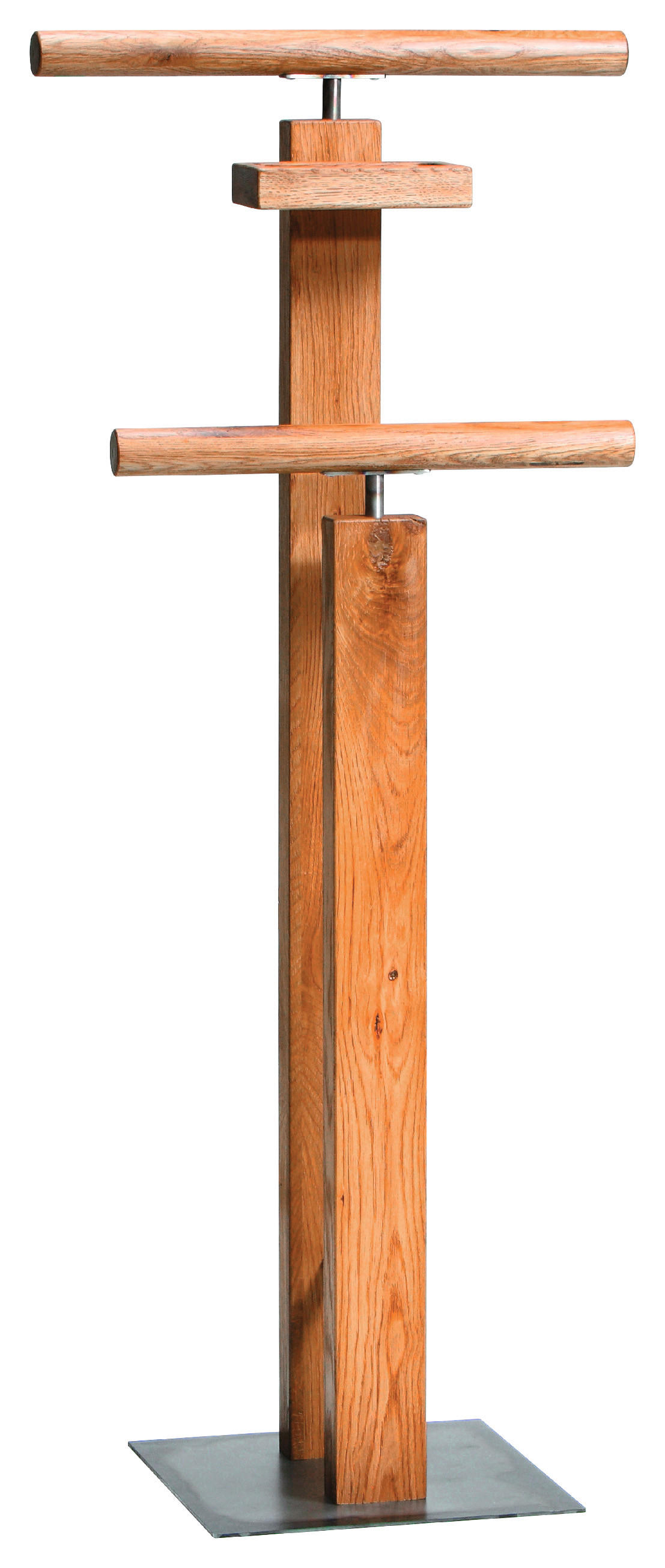 HERRENDIENER Eichefarben  - Eichefarben, KONVENTIONELL, Holz/Metall (45/107/28cm) - Hasena