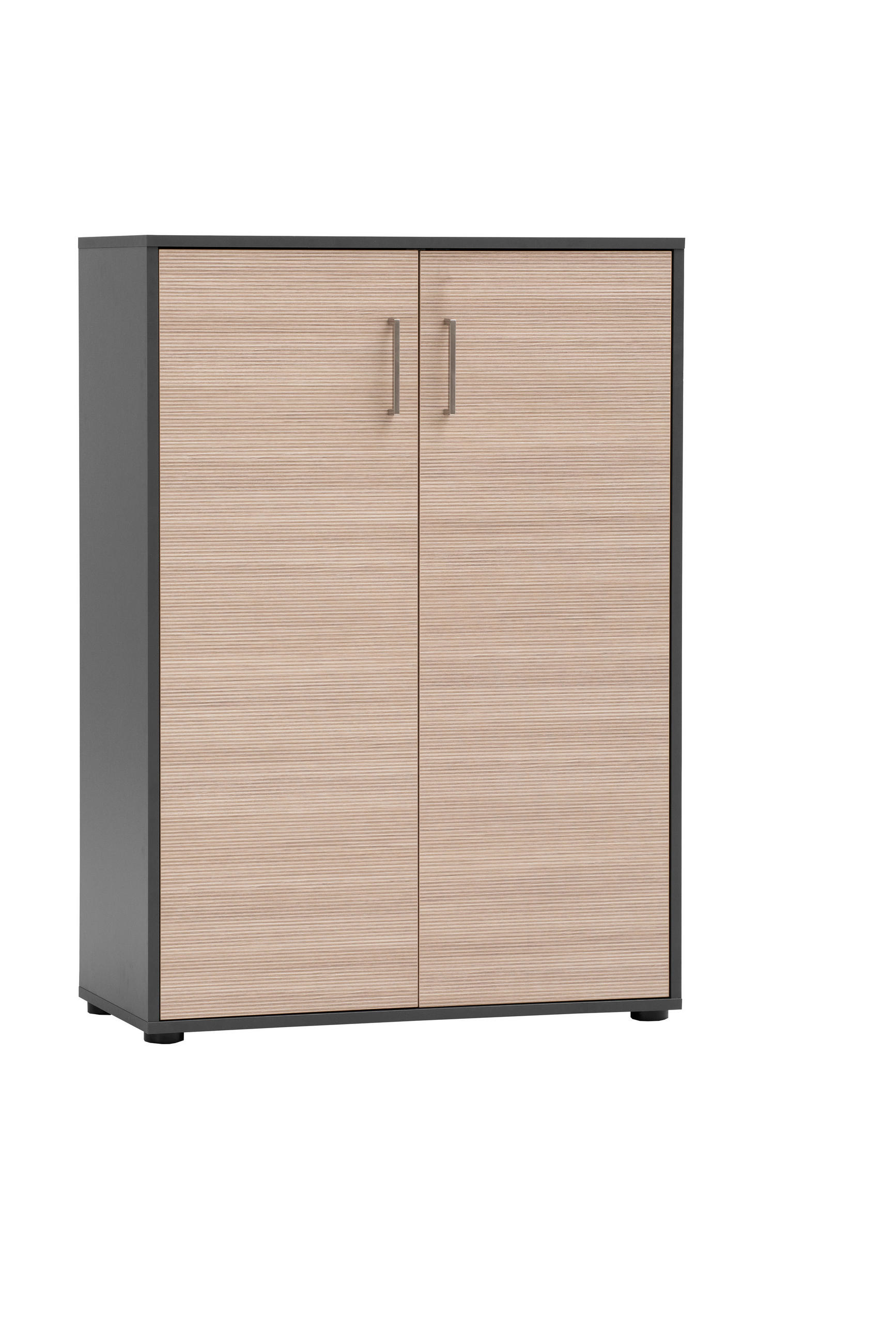 AKTENSCHRANK Anthrazit, Beige  - Beige/Anthrazit, MODERN, Holzwerkstoff (80,1/113,4/38,2cm) - MID.YOU