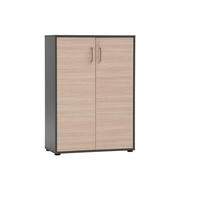 AKTENSCHRANK Anthrazit, Beige  - Beige/Anthrazit, MODERN, Holzwerkstoff (80,1/113,4/38,2cm) - MID.YOU