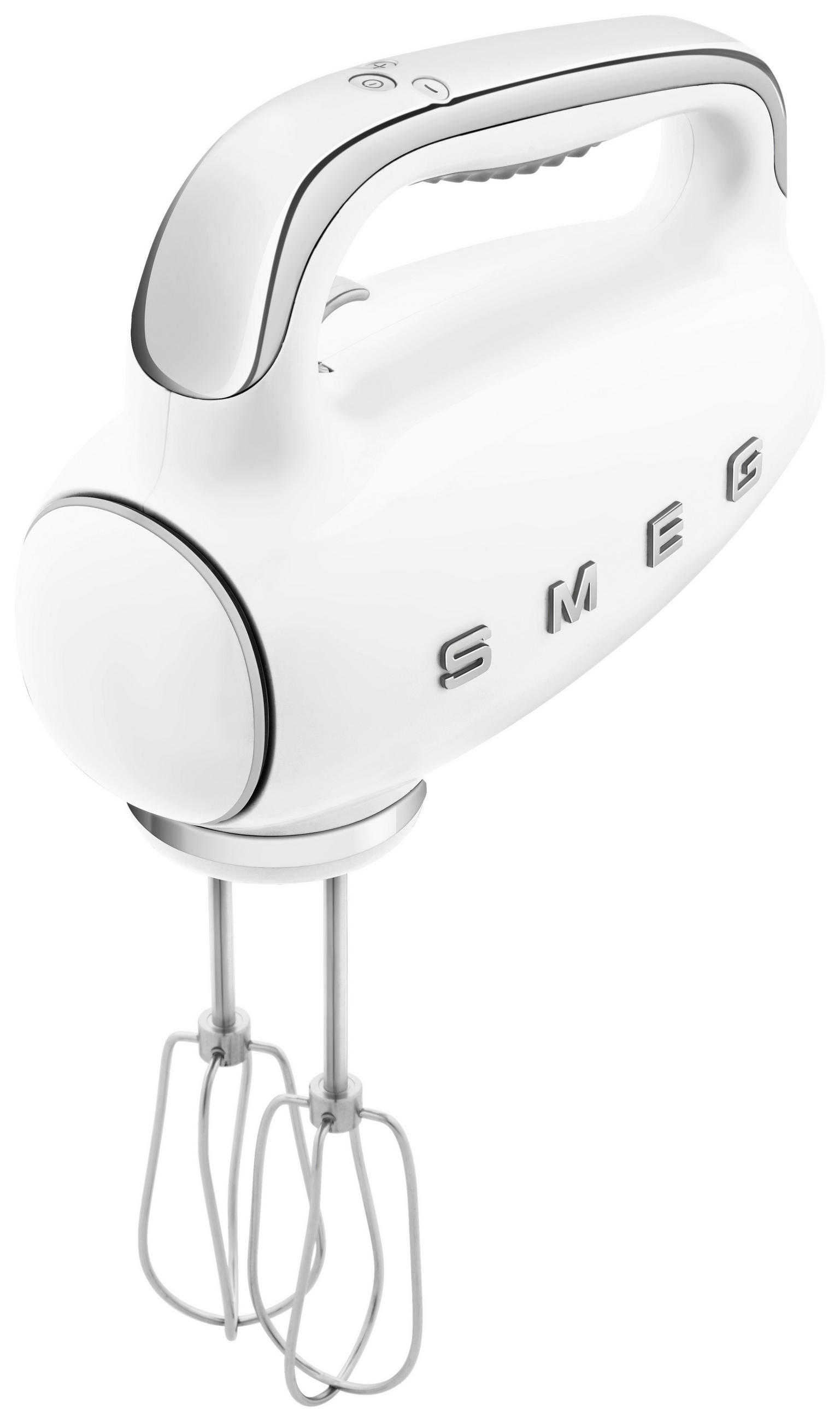 HANDMIXER 50'S STYLE  - Chromfarben/Weiß, Basics, Kunststoff/Metall (22/37,8/22,1cm) - SMEG