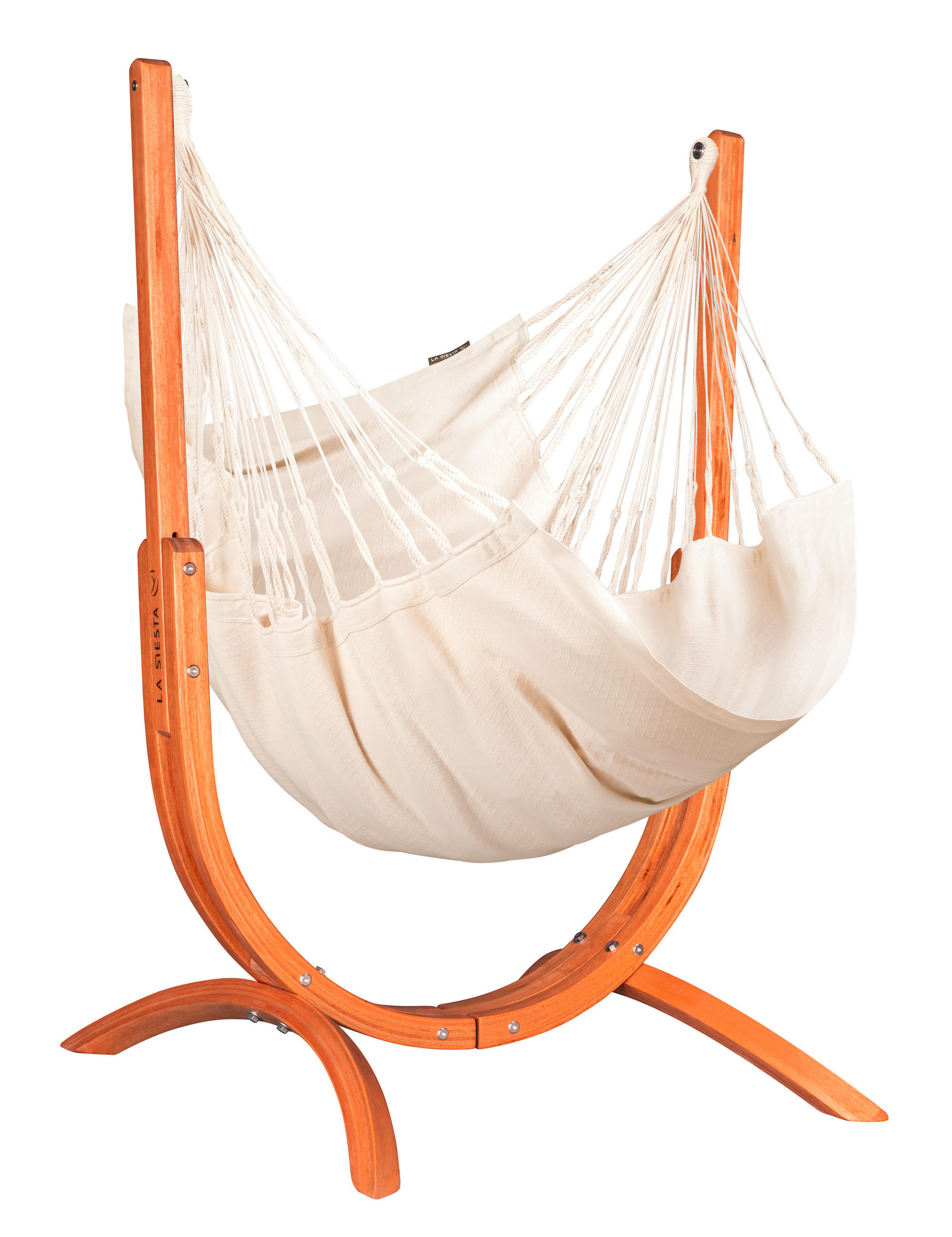 HÄNGEMATTE 100/152/92 cm  - Eukalyptusholzfarben/Naturfarben, KONVENTIONELL, Holz/Textil (100/152/92cm) - La Siesta