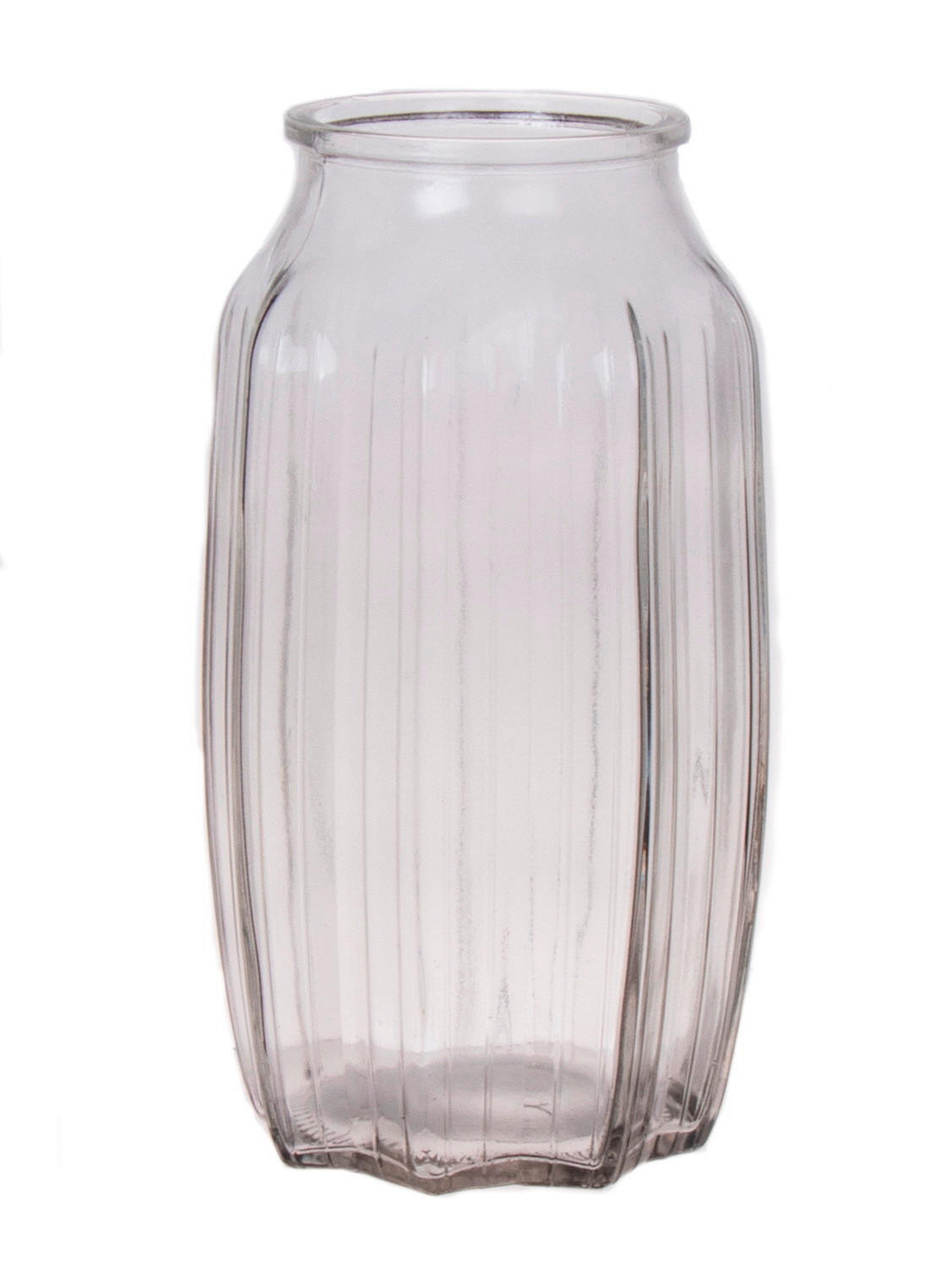 VÁZA, sklo, 22 cm - čiré, Basics, sklo (12/22/12cm)