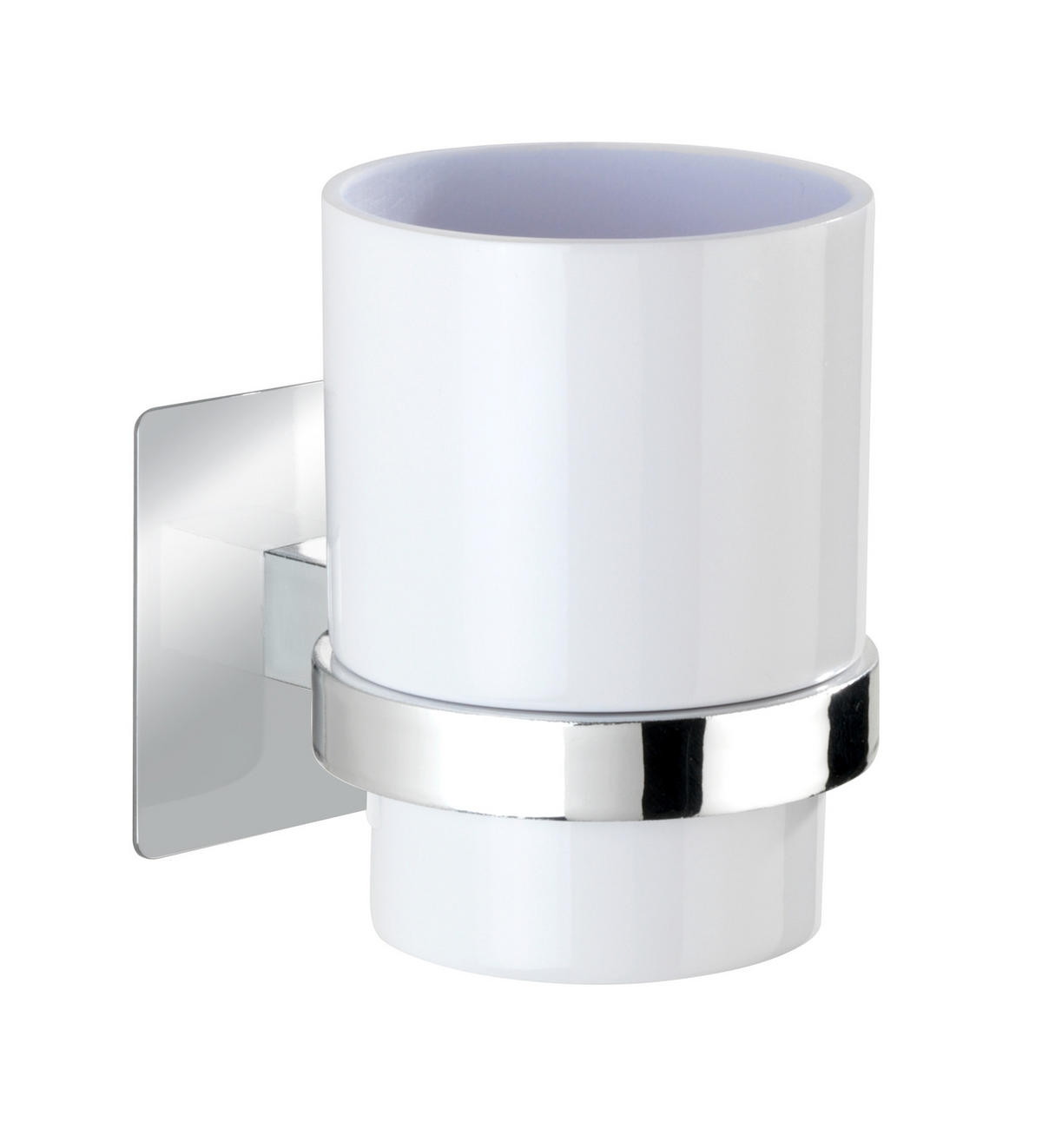 TANDBORSTGLAS metall, plast  - vit/silver, Design, metall/plast (7,8/22/18cm)