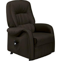 FERNSEHSESSEL in Schwarz  - Schwarz, KONVENTIONELL, Leder (78/107/93cm) - Himolla
